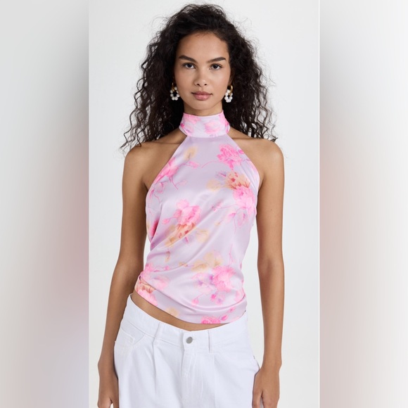 NWT LoveShackFancy Boca Handkerchief Top in Summer Morning in a size XS - Picture 7 of 7